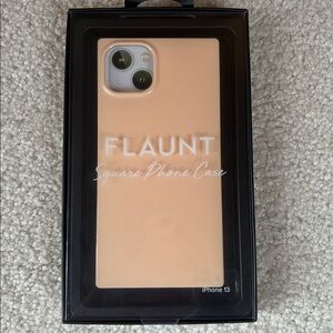 Square Phone Case for iPhone 13/14/16e- Nude